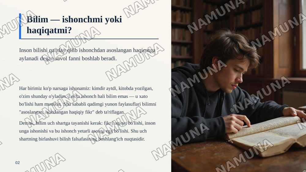 Bilish falsafasi gnosologiya — zamonaviy taqdimot, 3-slayd