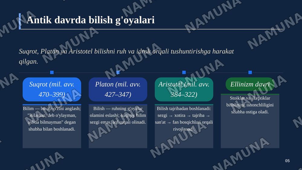 Bilish falsafasi gnosologiya — zamonaviy taqdimot, 6-slayd