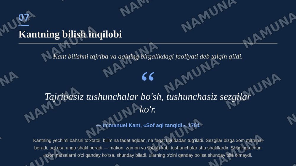Bilish falsafasi gnosologiya — zamonaviy taqdimot, 8-slayd