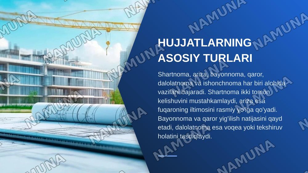 Yuridik hujjatlarni rasmiylashtirish turlari bosqichlari — zamonaviy taqdimot, 4-slayd