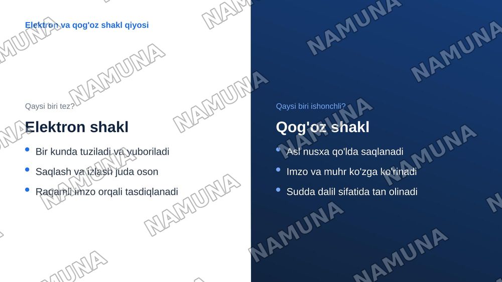 Yuridik hujjatlarni rasmiylashtirish turlari bosqichlari — zamonaviy taqdimot, 8-slayd