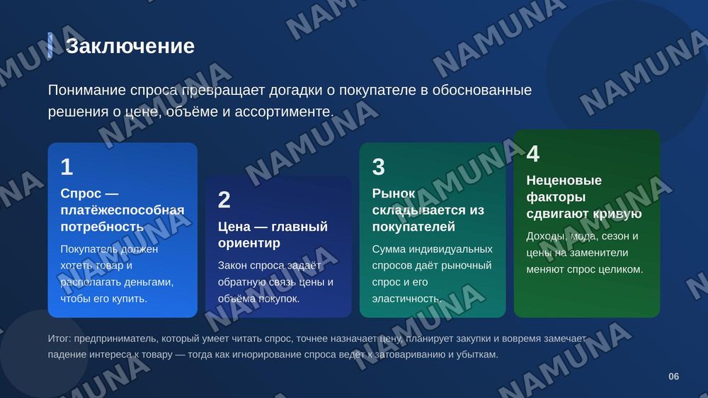 Понятие спрос. Индивидуальный и рыночный спрос — zamonaviy taqdimot, 7-slayd