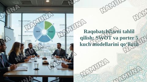 Raqobatchilarni tahlil qilish: SWOT va porter 5 kuch modellarini qoʻllash — taqdimot