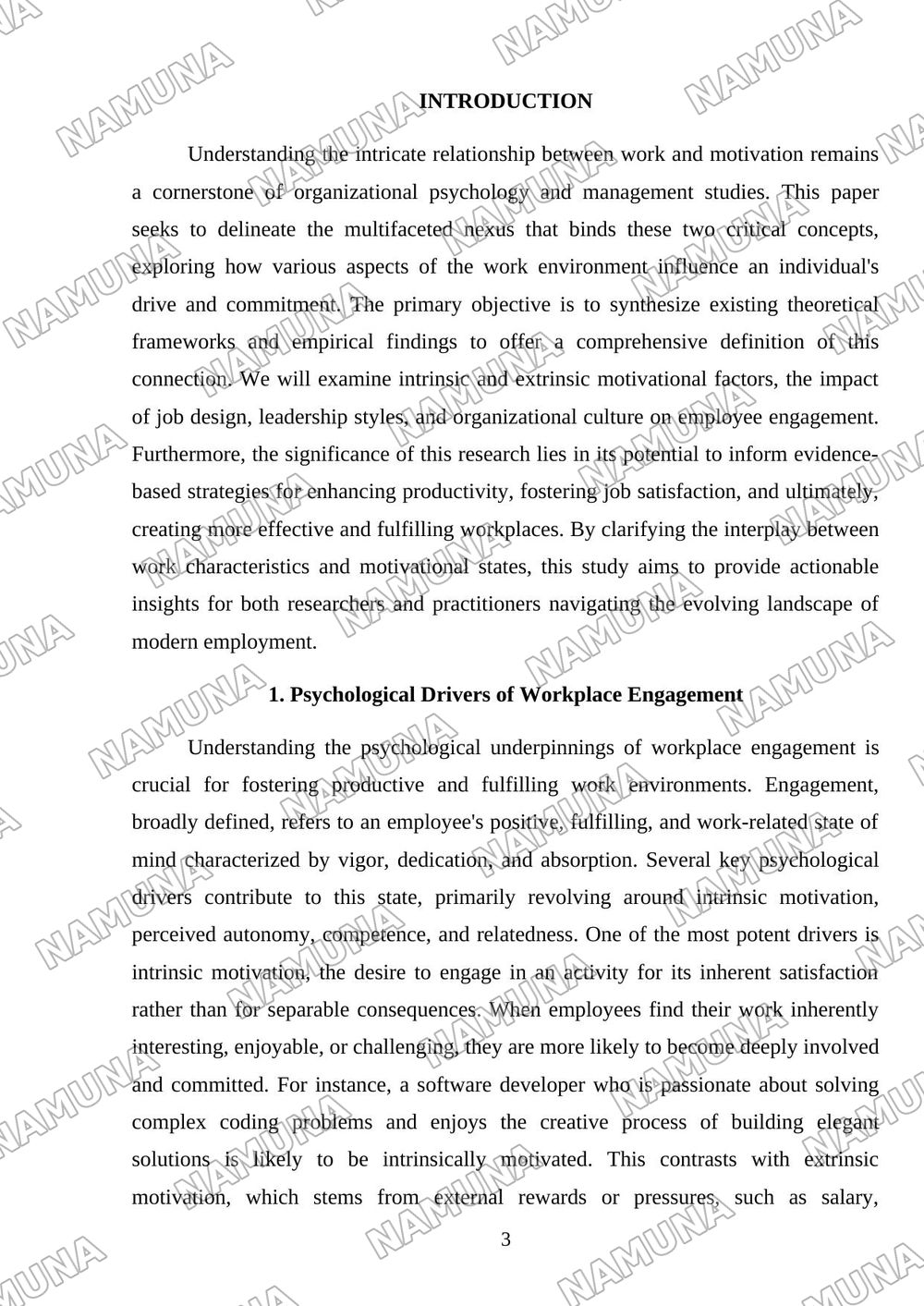 Work and Motivation — mustaqil ish, 3-varaq