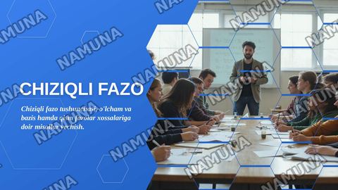 Chiziqli fazo. Chiziqli fazo o‘lchami va bazisini topishga doir misollar yechish. Qism fazolar va uning xossalariga doir misollar yechish. — zamonaviy taqdimot