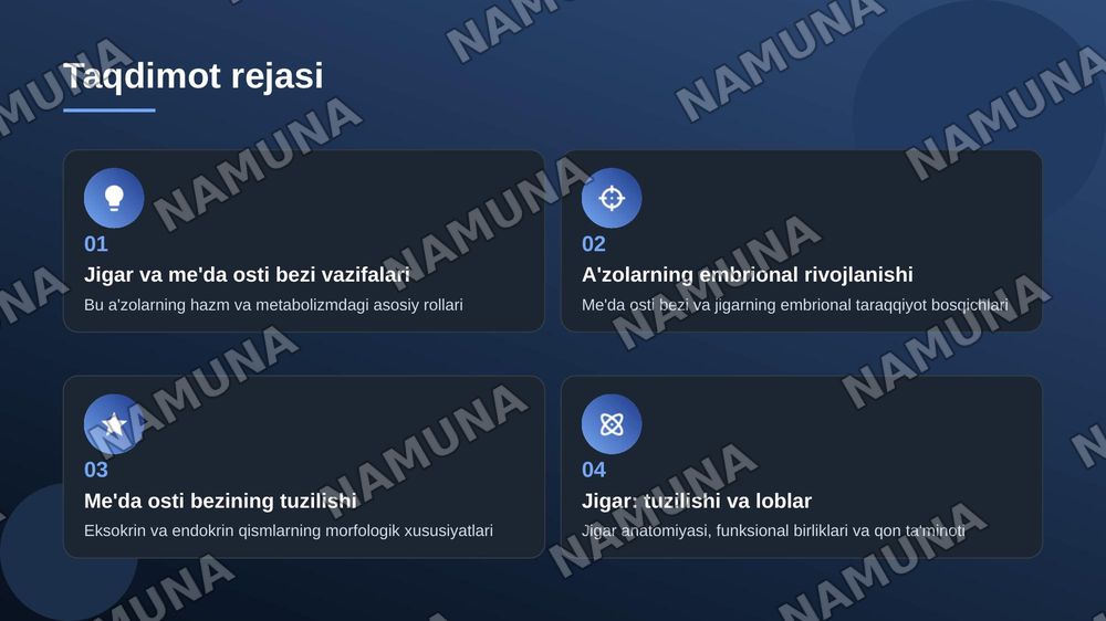 Me'da osti bezi, jigar : taraqqiyoti, tuzilishi, umumiy tavsifi — zamonaviy taqdimot, 2-slayd