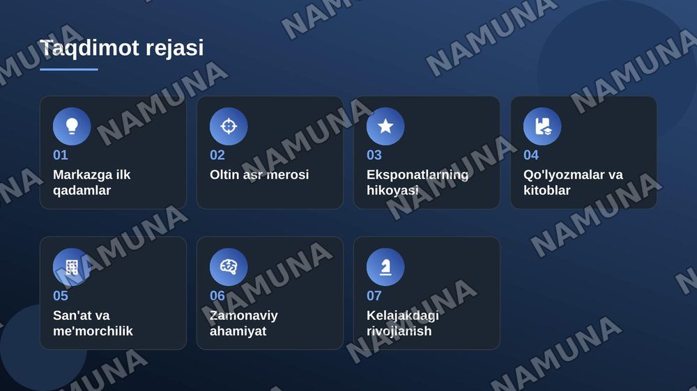 Xalqaro islom sivilizatsiyasi markazi eksponatlari taasurotlari — zamonaviy taqdimot, 2-slayd