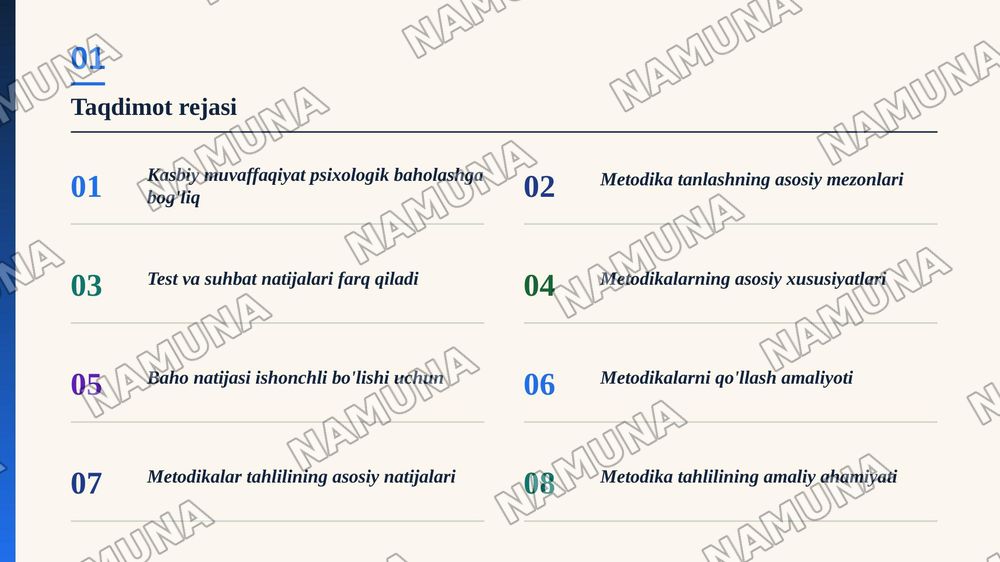 Kasbiy faoliyatni psixalogik baholash metodikalar tahlili — zamonaviy taqdimot, 2-slayd
