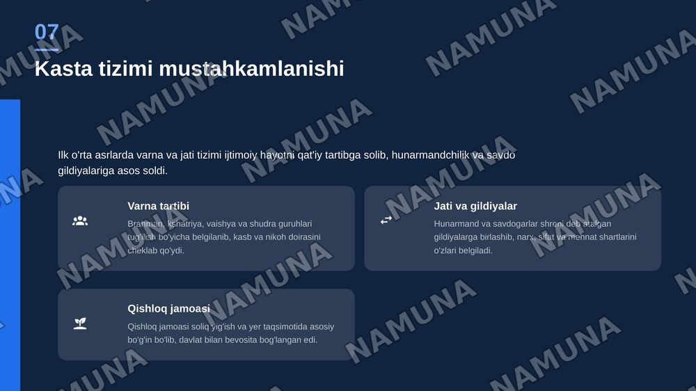 Ilk o'rta asrlarda hindiston — zamonaviy taqdimot, 8-slayd