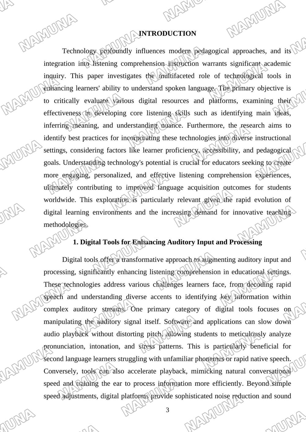 Technology for teaching listening comprehension — mustaqil ish, 3-varaq