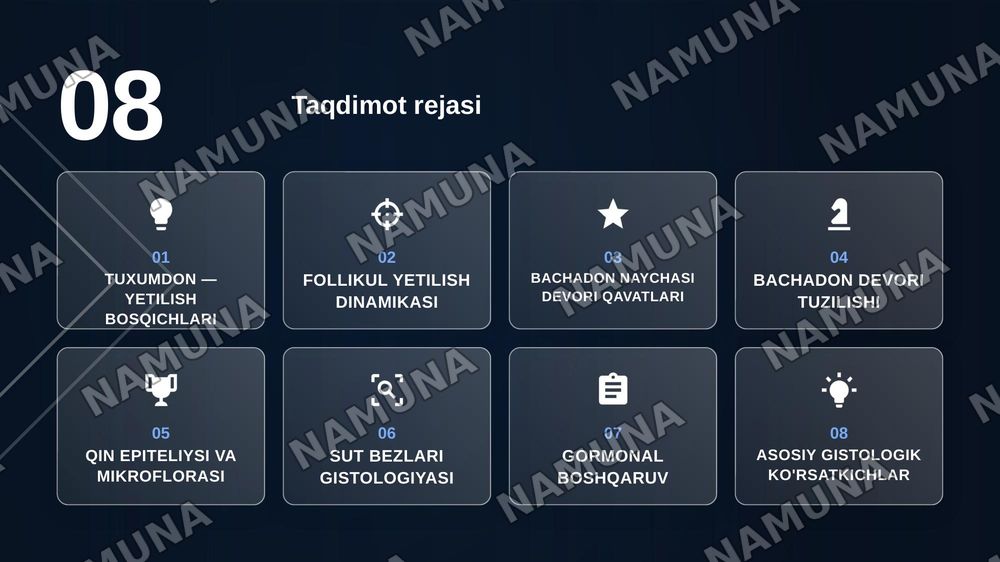 Ayollar jinsiy sistemasi gistalogiyasi — zamonaviy taqdimot, 2-slayd