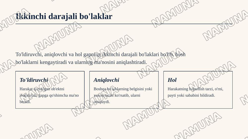 простое предложения — zamonaviy taqdimot, 6-slayd