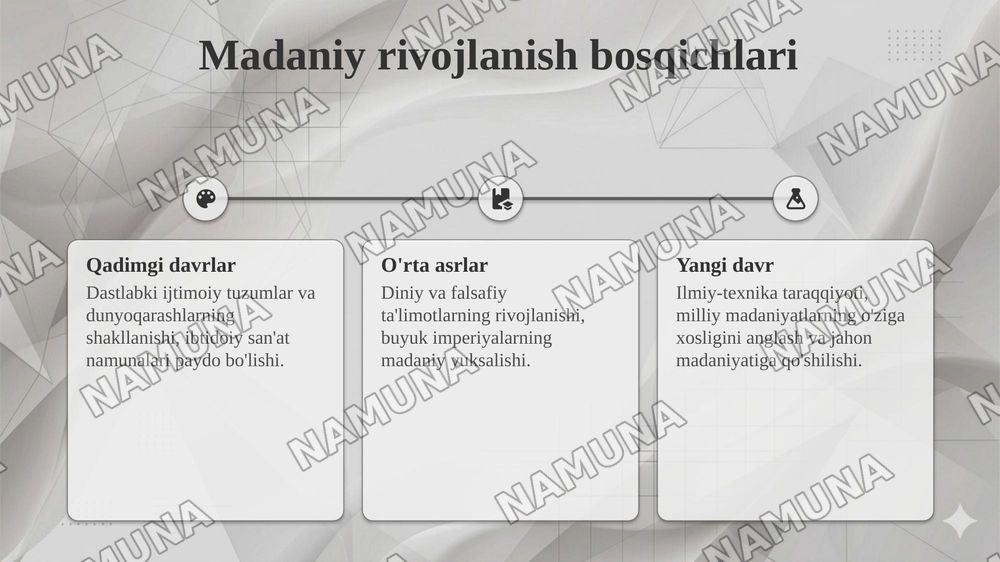 Dunyo xalqlarining madaniyatlari. Umumiylik va farqlari — taqdimot, 5-slayd