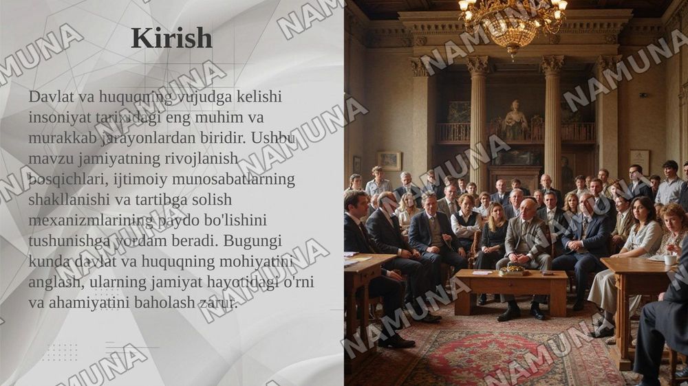 Davlat va huquqning vujudga kelish — taqdimot, 3-slayd