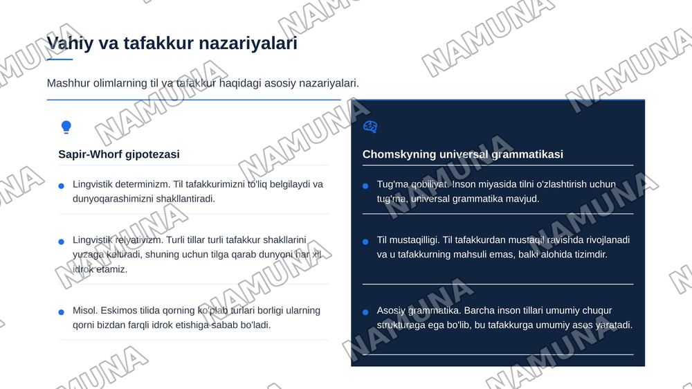 til va tafakkur tushunchasi — zamonaviy taqdimot, 6-slayd
