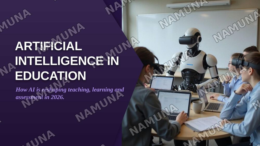 Artificial Intelligence in Education — zamonaviy taqdimot, 1-slayd