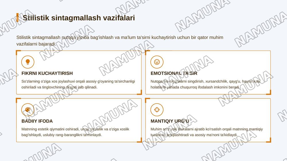 Sintaktik omonimiya.Stilistik sintagmallash. — zamonaviy taqdimot, 8-slayd