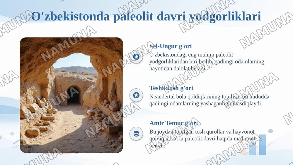 Paleolt davri arxeologeyasi — taqdimot, 6-slayd