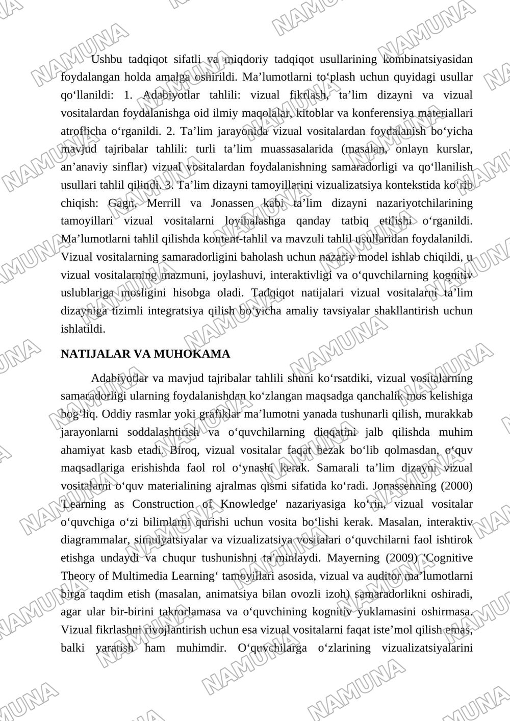 Vizual fikrlash va taʼlim dizayni: taʼlim jarayonida vizual vositalardan samarali foydalanish — maqola, 3-varaq