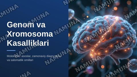Gen genom va xramasoma kasalliklarining malekulyor genetik asoslari hamda zamonaviy diognostika usullari
Biologik ritmning inson salomatligiga tasiri 
Epigenetik omillarning genlar faolligiga tasiri
Biologik faol moddalar va ularning inson organizimiga tasiri
Organizmning biologik himoya mexonizmlar — zamonaviy taqdimot