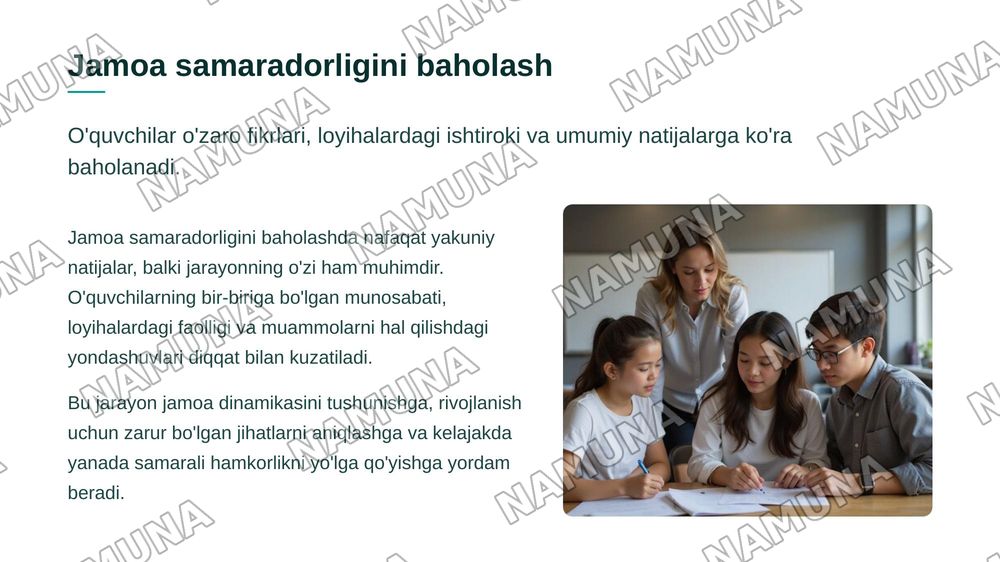 Sinf jamoasini shakllantirish texnologiyalari — zamonaviy taqdimot, 8-slayd