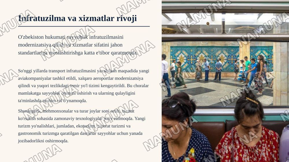 Travel Uzbekistan — zamonaviy taqdimot, 5-slayd