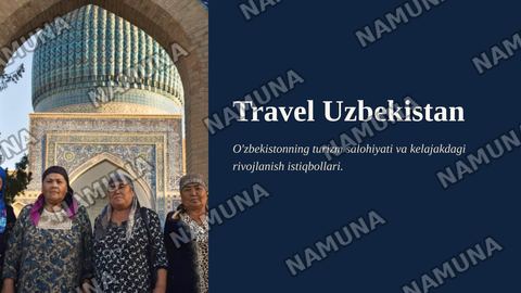 Travel Uzbekistan — zamonaviy taqdimot