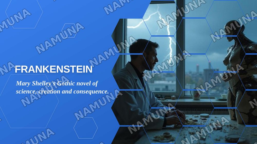 Frankenstain — zamonaviy taqdimot, 1-slayd