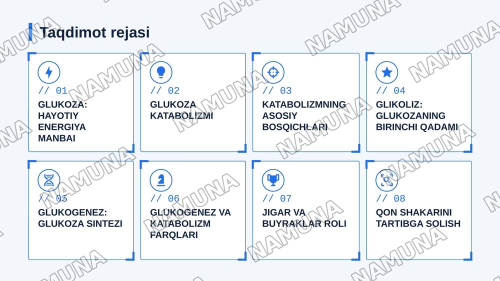 Glukoza katabalizmi va glukogenez — zamonaviy taqdimot, 2-slayd