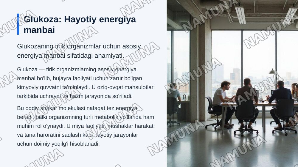 Glukoza katabalizmi va glukogenez — zamonaviy taqdimot, 3-slayd