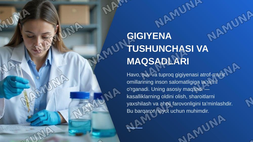 Havo, suv va tuproq gigeniyasi — zamonaviy taqdimot, 4-slayd