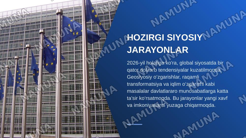 Siyosatshunoslikka kirish — zamonaviy taqdimot, 8-slayd