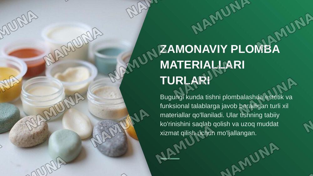 Tish plombakash tehnalogiasi — zamonaviy taqdimot, 7-slayd
