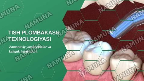 Tish plombakash tehnalogiasi — zamonaviy taqdimot