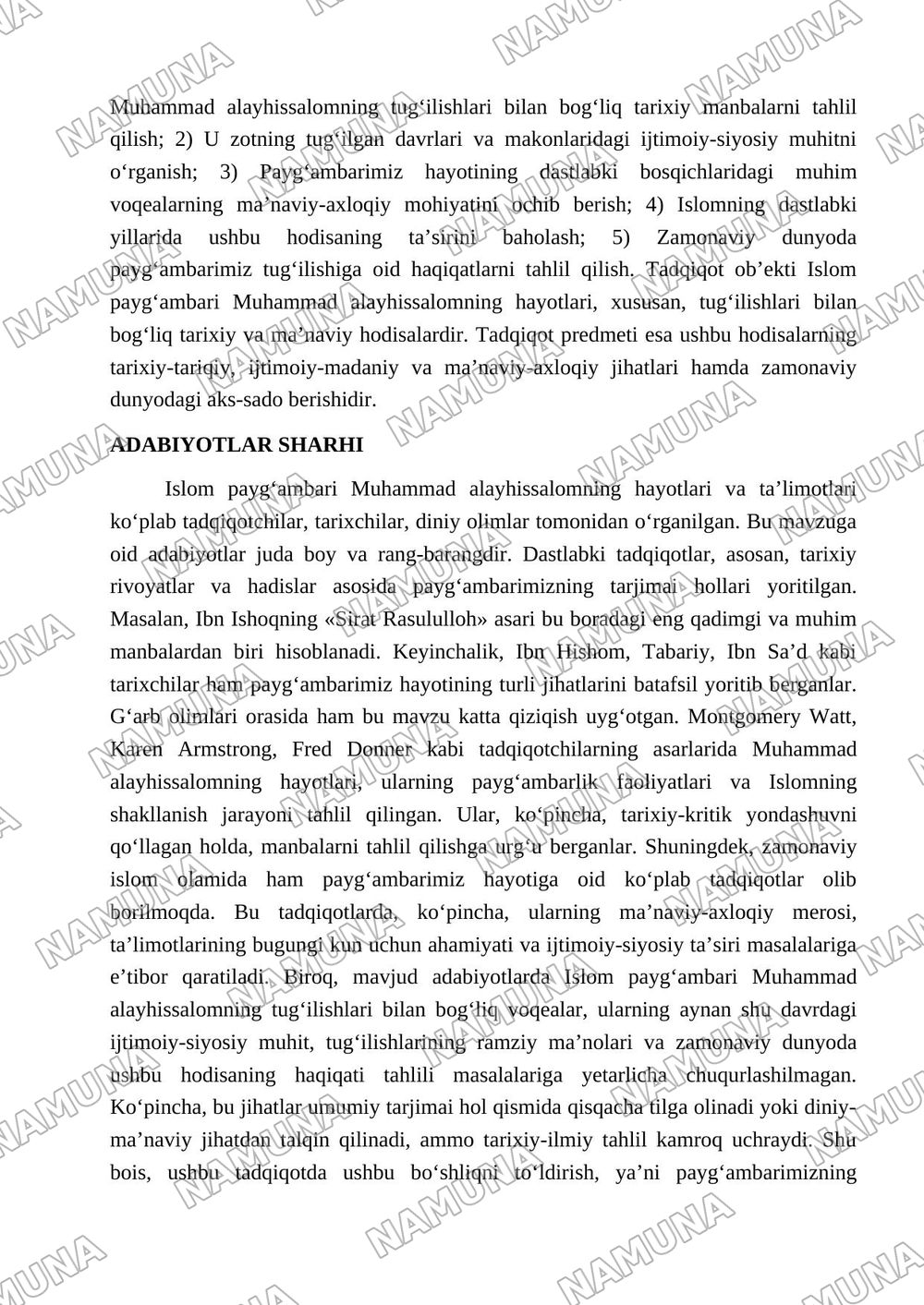 Islom payg’ambarining tug’ilishi hayoti va haqiqati tahlili — maqola, 2-varaq