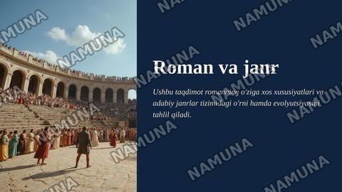 Roman va janr — zamonaviy taqdimot