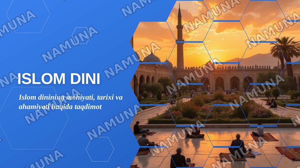Islom dini — zamonaviy taqdimot, 1-slayd
