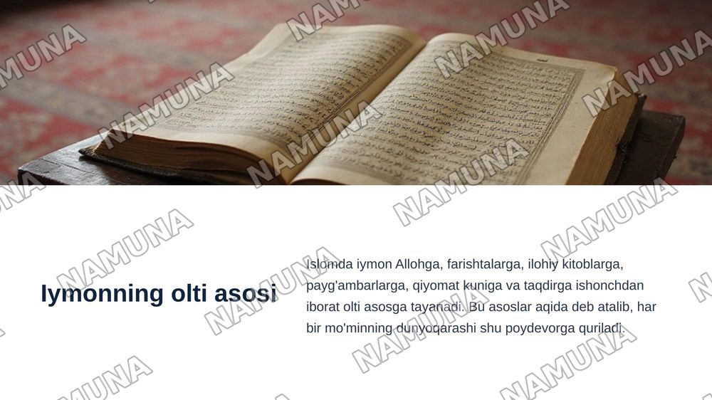 Islom dini — zamonaviy taqdimot, 6-slayd