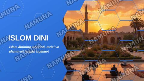 Islom dini — zamonaviy taqdimot