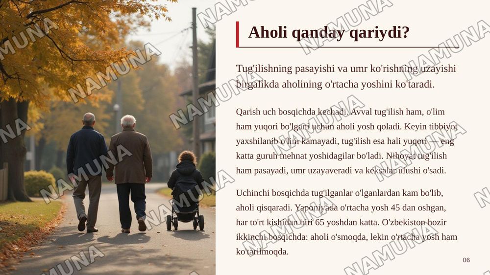 Zamonaviy demografik inqirozlar: sabablari va yechimlari — zamonaviy taqdimot, 7-slayd