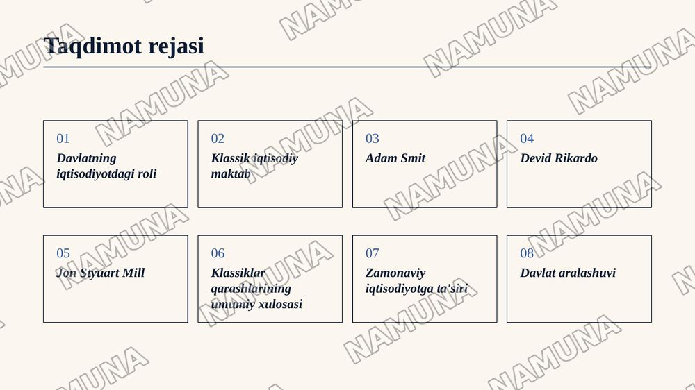 Klassik iqtisodiy maktab vakillarining davlatning iqtisodiyotdagi roli haqidagi qarashlari — zamonaviy taqdimot, 2-slayd