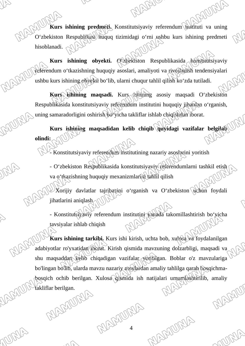Konstitutsiyaviy referendum instituti — kurs ishi, 4-varaq