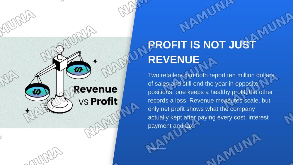 The importance of net profit mavzusida ingliz tilida — zamonaviy taqdimot, 3-slayd