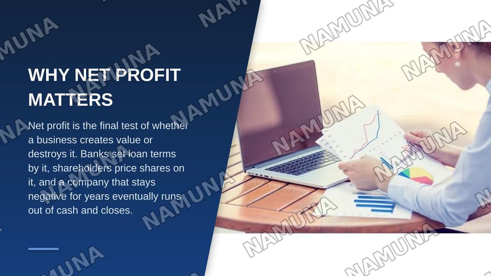 The importance of net profit mavzusida ingliz tilida — zamonaviy taqdimot, 4-slayd