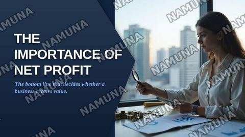 The importance of net profit mavzusida ingliz tilida — zamonaviy taqdimot