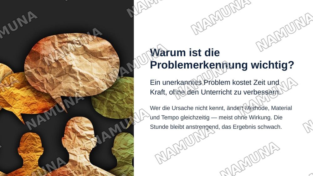 Ermittlung eines konkreten methodisch- didaktischen Problems im Unterricht — zamonaviy taqdimot, 3-slayd