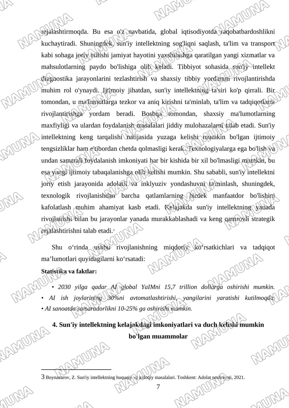Sun’iy intelekt — referat, 7-varaq