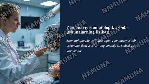 Zamonaviy sotomatologik asbob uskunalarning Fizikasi — zamonaviy taqdimot