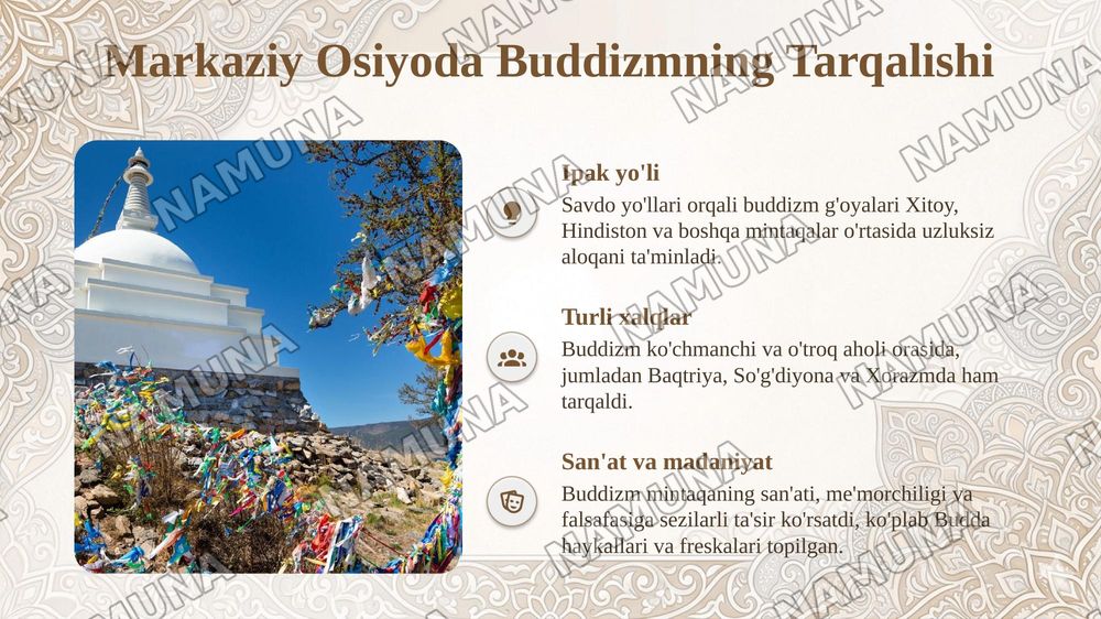 Buddavilik dini — taqdimot, 6-slayd