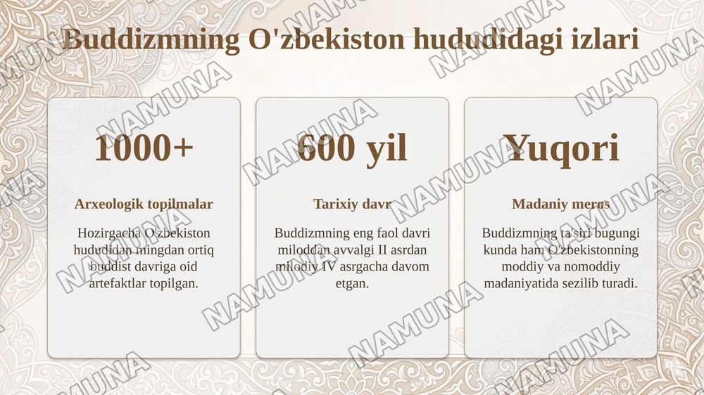Buddavilik dini — taqdimot, 8-slayd